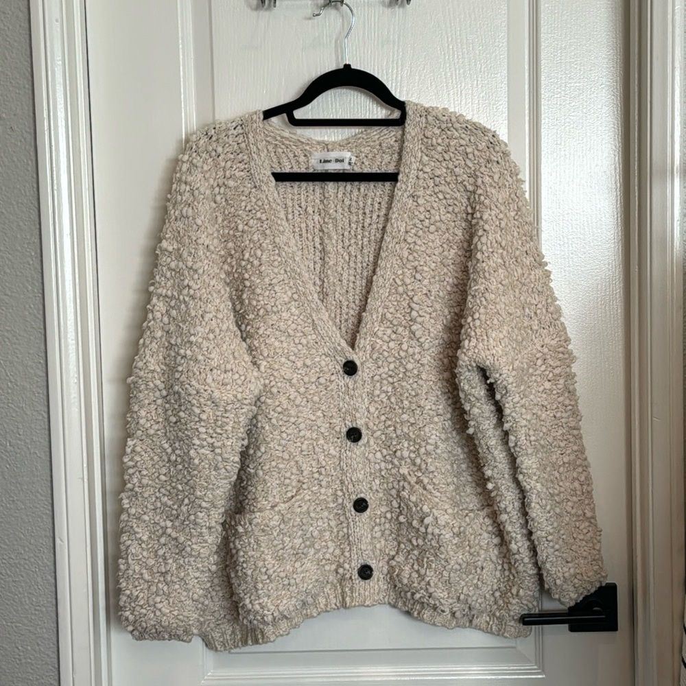 🎉🎉 SALE!! Line + Dot Cozy Oversized Cardigan Sweater